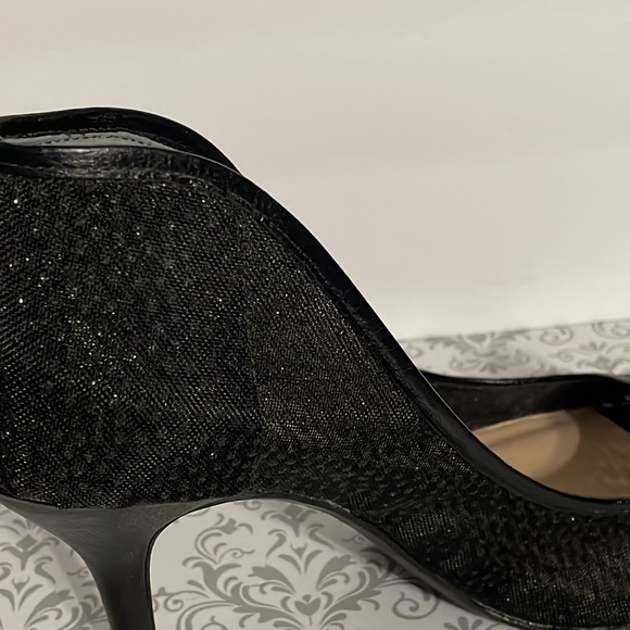 J.Renne, semi sheer material, heels. - Picture 9 of 14